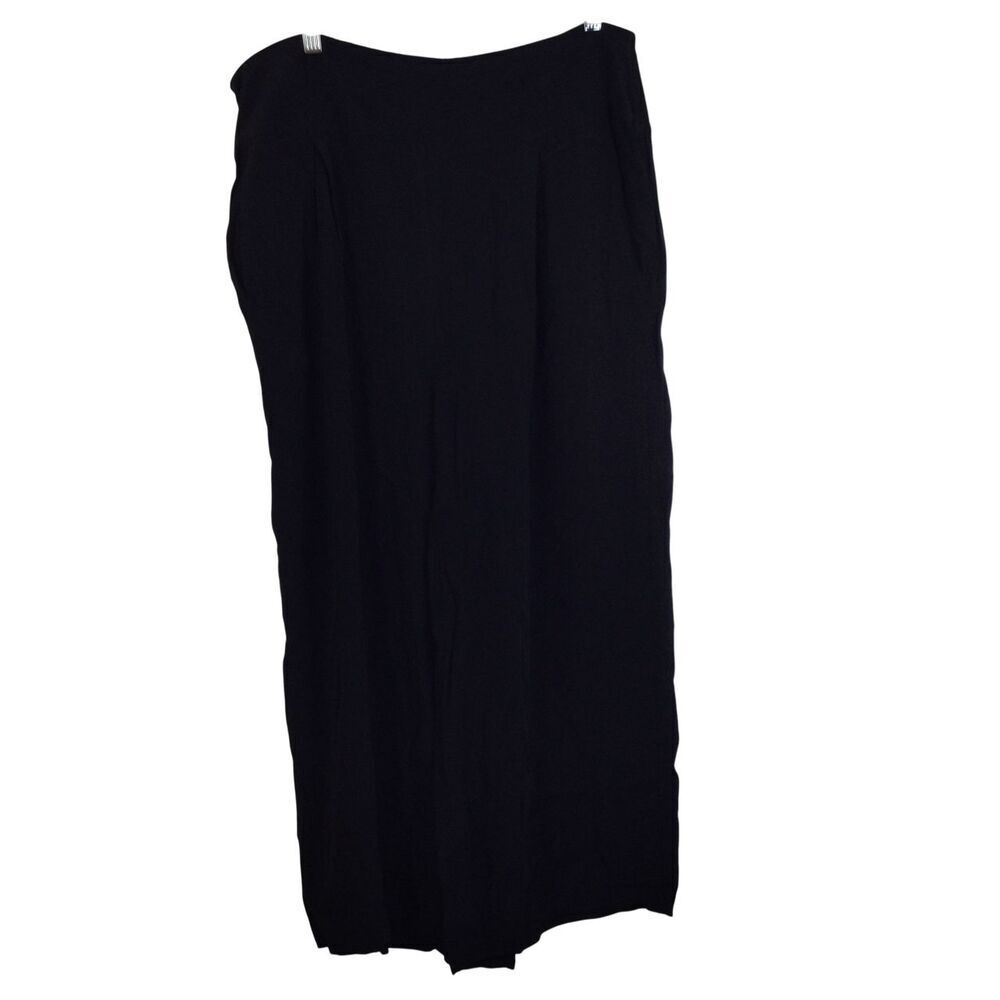 Masai Womens Pusna Wide Leg Stretch Culottes Trousers Pants Black Size XXL NWT